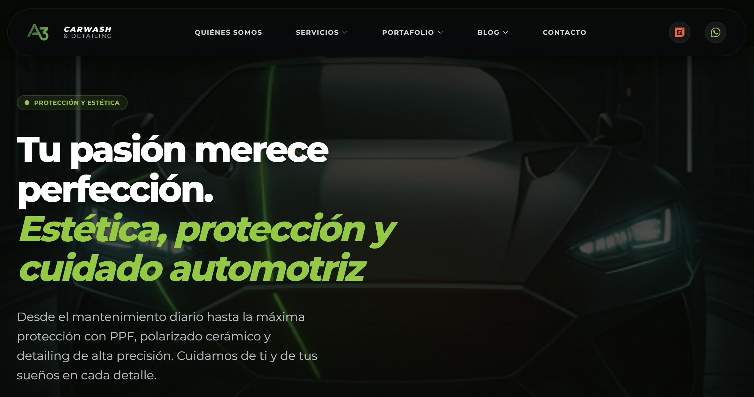 A3 Carwash - Website